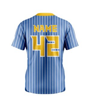 Custom Sublimated 2 Button Baseball Jersey