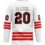 Custom Sublimated Lace Hockey Jersey - White & Red