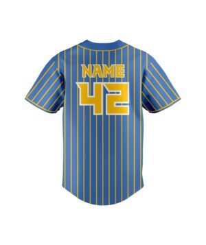Custom Sublimated Baseball Jersey - Pinstripe