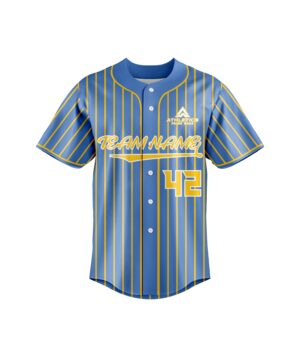 Custom Sublimated Baseball Jersey - Pinstripe