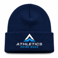 Navy blue knite beanie
