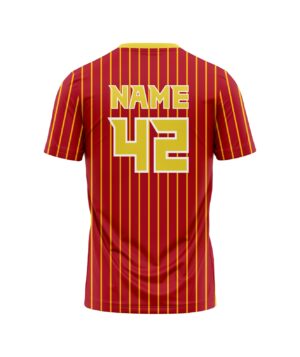 Custom Sublimated Baseball Crew Neck T-Shirt