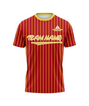 Custom Sublimated Baseball Crew Neck T-Shirt
