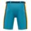 Custom Sublimated Baseball Sliding Shorts - Teal & Gold