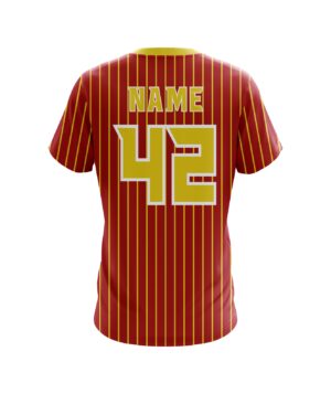 Custom Sublimated Baseball V-Neck T-Shirt