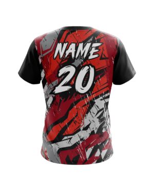 Custom sublimated V neck volley ball jersey
