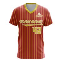 Custom Sublimated Baseball V-Neck T-Shirt