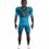 Custom sublimated football Uniform black&blue